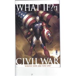 WHAT IF? #1 CIVIL WAR COMIC WHOSE SIDE ARE YOU ON?