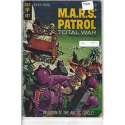 1967 "M.A.R.S.* PATROL" GOLD KEY COMIC #4 10145-710 12 CENTS