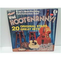 Hootenanny k-tel records excellent condition 20 or original Stars 20 great hits