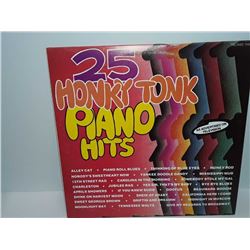 25 Honky Tonk piano hits manufactured by collectio collection records excellent condition