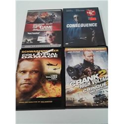 4  Action DVDs