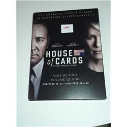 House of Cards complete fourth season DVDs