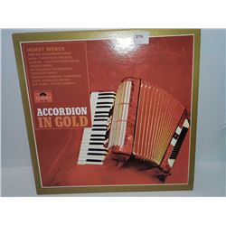 HORST WENDE accordion in gold polydor records excellent condition