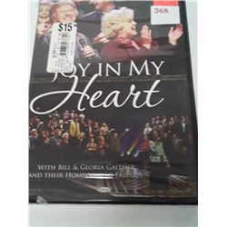 Joy in my heart with Bill and Gloria Gaither and their homecoming friends musical DVD unopened