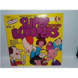 Super bloopers volume 2 k-tel records excellent condition