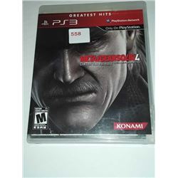 PS3 greatest hits Metal Gear Solid 4 guns of the Patriots