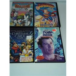 4 mixed DVDs