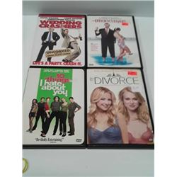 4 comedy DVDs