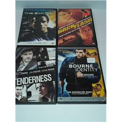 4 action DVDs