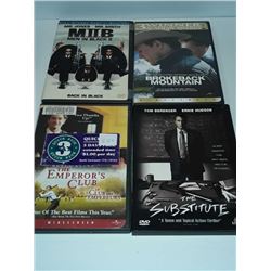 4 mixed lot of DVDs