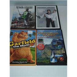 4 mixed lot of DVDs