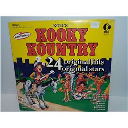 KOOKY KOUNTRY 24 original hits original Stars k-tel records good condition