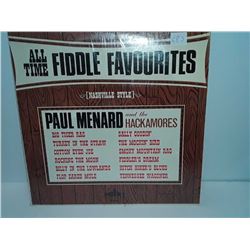 Old-time fiddle favourites Paul Menard and the hackamores point records excellent condition