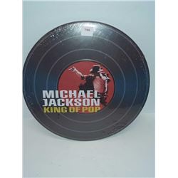 Michael Jackson round sign 12 inches across King o of Pop