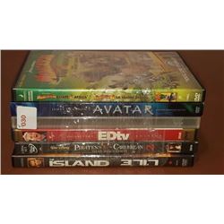 Bundle of 6 DVDs