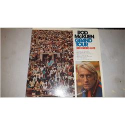 Three Rod McKuen albums live in London Grand Slam live Carnegie Hall fair to good condition