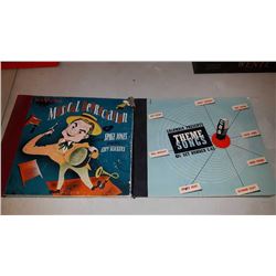 RCA musical appreciation and Columbia theme song album sets two pieces