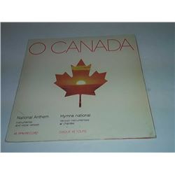 Oh Canada National Anthem 45 bilingual English and French excellent condition three versions in Engl