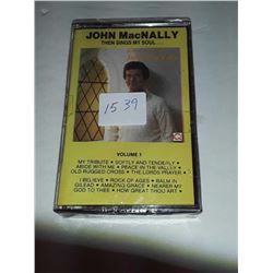 John McNelly then sings my soul cassette sealed