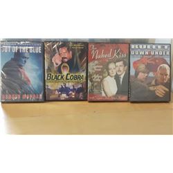 4 SEALED DVDs