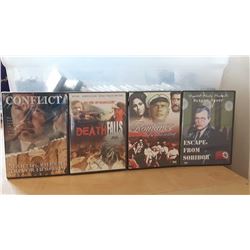 4 SEALED DVDs