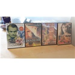 4 SEALED DVDs