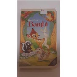 Walt Disney vintage classic Bambi VHS movie