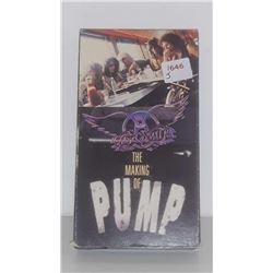 Aerosmith's the making of pump VHS movie