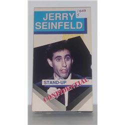 Jerry Seinfeld stand up confidentially VHS movie