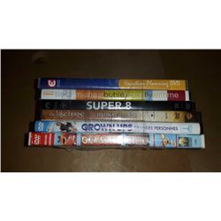 6 piece set of DVD movies