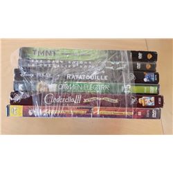 6 piece DVD movie set