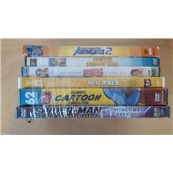 6 piece DVD movie set