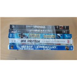 6 piece DVD movie set