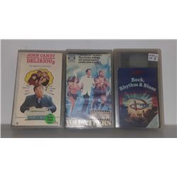 To John Candy VHS movie bonus Walt Disney Rock rhythm and blues VHS movie set