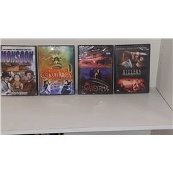 Bundle.of four new DVDs