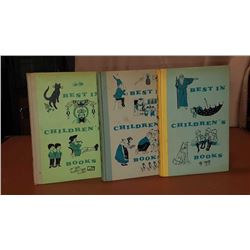 Vintage early 60s the best in children's books three books set