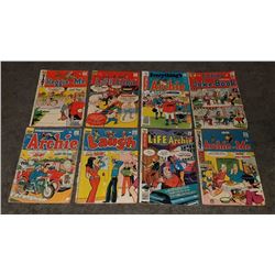 Lot of 8 vintage Archie comics