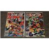 Pair of vintage marble X-Factor comic books 25th anniversary