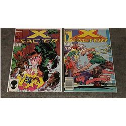 Pair of vintage X-Factor Marvel comic books