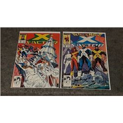 Pair of vintage X Factor Marvel comic books