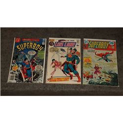 Trio of DC Comics Superboy and Lois Lane