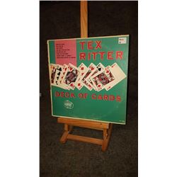 Tex Ritter deck of cards fair condition