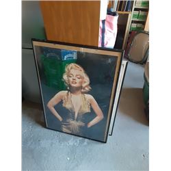 LARGE MARYLN MUNROE POSTER 38.5" X 26"