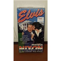 New Elvis meets Nixon VHS tape (545)