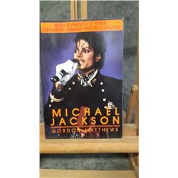 Michael Jackson by Gordon Mathews with eight pages of 1984 Grammy Awards photography