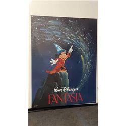 Walt Disney Mickey Mouse Fantasia poster 22 in by 28 in