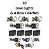 Image 1 : 10 x Sights & 4 x Bow Coachs