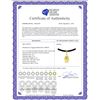 Image 2 : Genuine 6.51 ctw Citrine & Diamond Necklace 14KT Yellow Gold - REF-26P9H