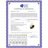Image 2 : Genuine 5.06 ctw Garnet & Diamond Necklace 14KT Yellow Gold - REF-61V8W