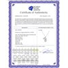 Image 2 : 0.09 CTW Diamond Necklace 14K White Gold - REF-19W6H
